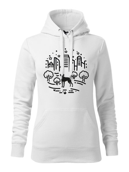 Mikina "Město" - Vizsla Dámská