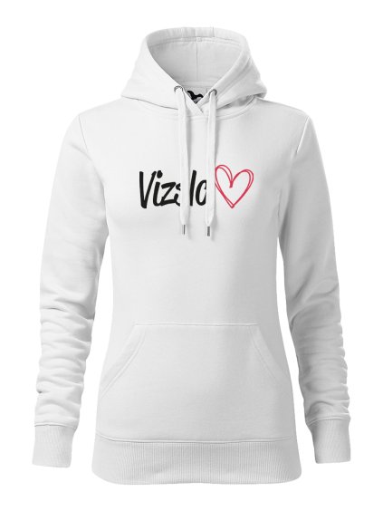 Mikina "Pes Srdce" - Vizsla Dámská
