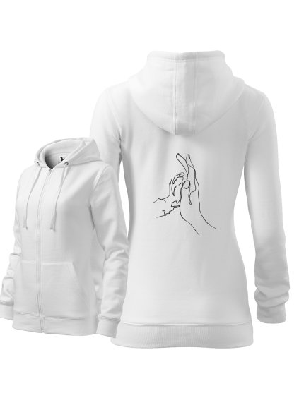 Mikina se Zipem "Placák" - Kavalír Dámská