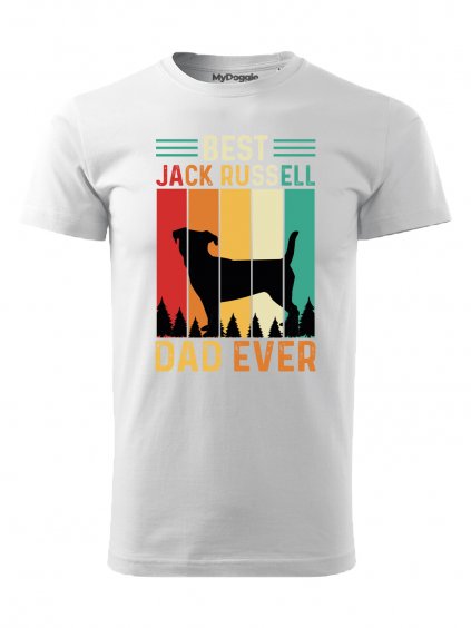 Tričko "Best Dad" - Jack Russell Pánské