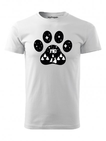 Tričko "Camping" - Labradorský retrívr Pánské