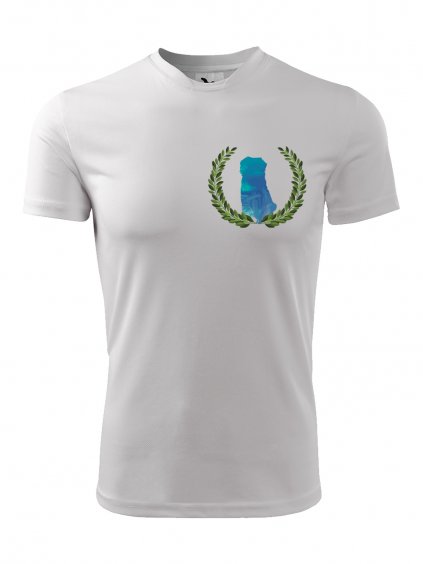 Funkční tričko "Listy Barevné" Australský ovčák Pánské