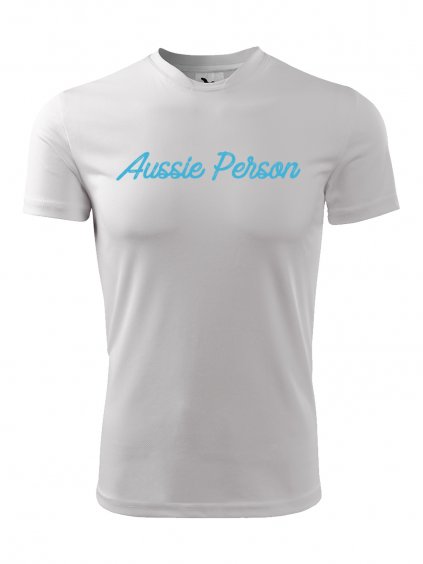 Funkční tričko "Person" Australský ovčák Pánské