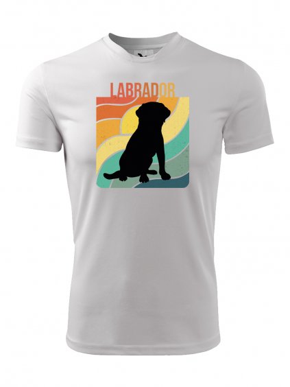 Funkční tričko "Pruhy" Labrador Pánské