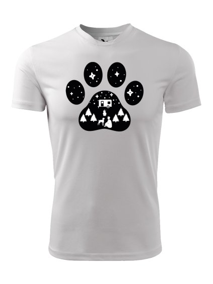 Funkční tričko "Camping" Vizsla Pánské