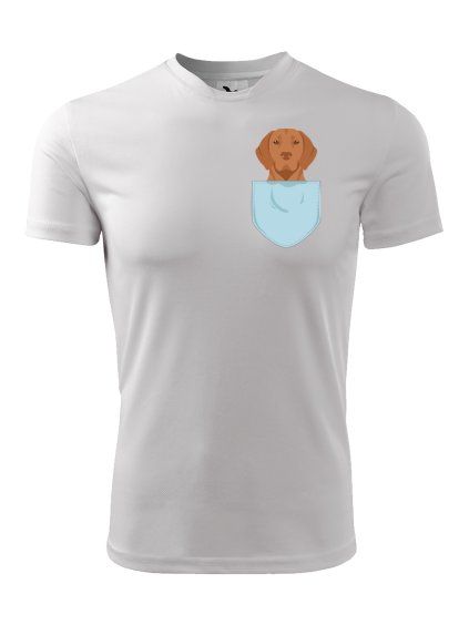 Funkční tričko "Kapsička" Vizsla Pánské