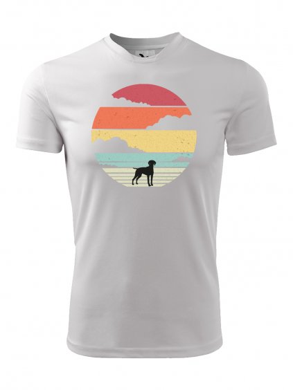 Funkční tričko "Pláž" Vizsla Pánské