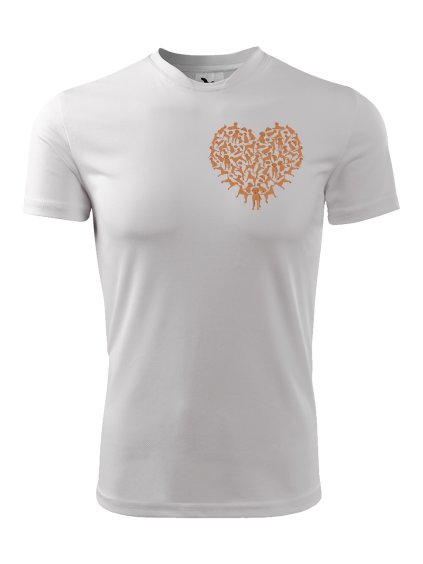Funkční tričko "Srdíčko" Vizsla Pánské