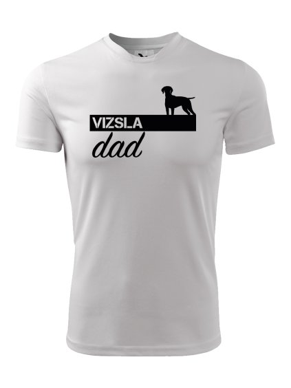 Funkční tričko "Dad" Vizsla Pánské