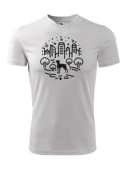 Funkční tričko "Město" Vizsla Pánské