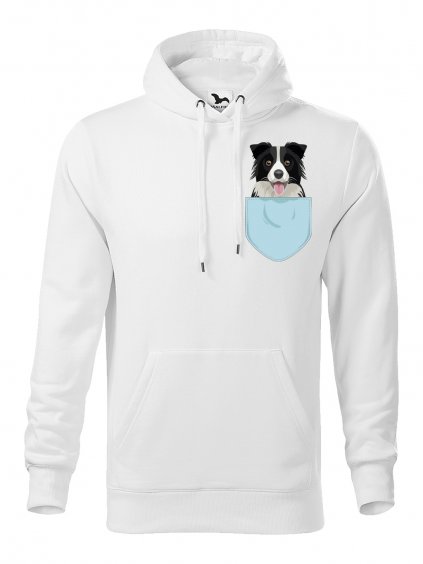 Mikina "Kapsička" - Border kolie Pánská