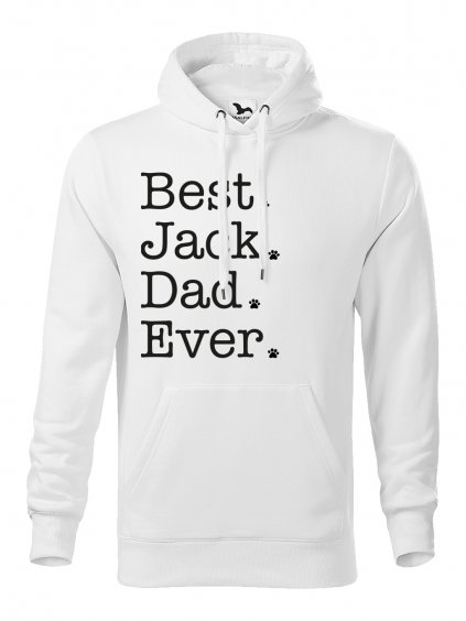 Mikina "Best Dad ever" - Jack Russell Pánská
