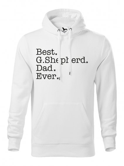 Mikina "Best Dad ever" - Německý ovčák Pánská