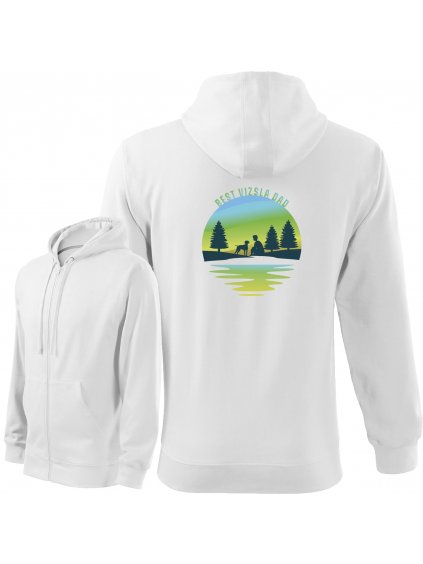 Mikina se Zipem "Potok" - Vizsla Pánská