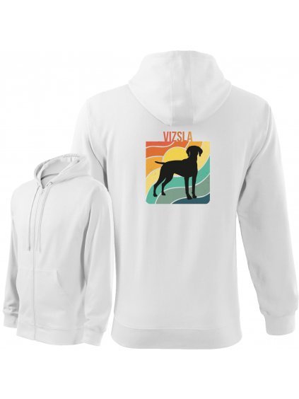 Mikina se Zipem "Pruhy" - Vizsla Pánská