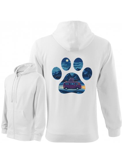 Mikina se Zipem "Výlety" - Vizsla Pánská