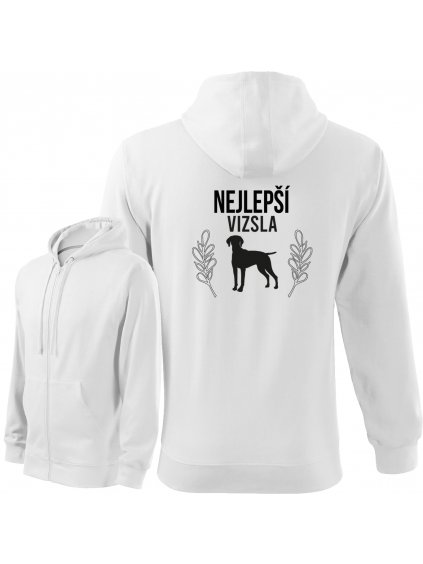 Mikina se Zipem "Nejlepší" - Vizsla Pánská