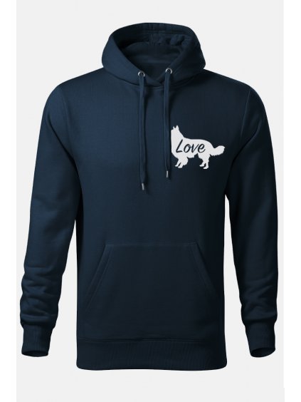 Mikiny Love on námModrá