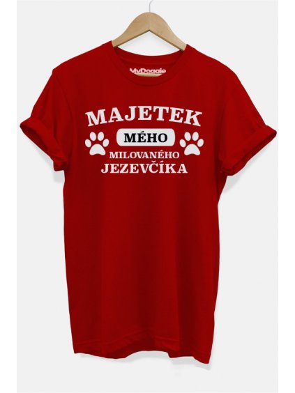 Tričko "Majetek" - Jezevčík Dámské VÝPRODEJ