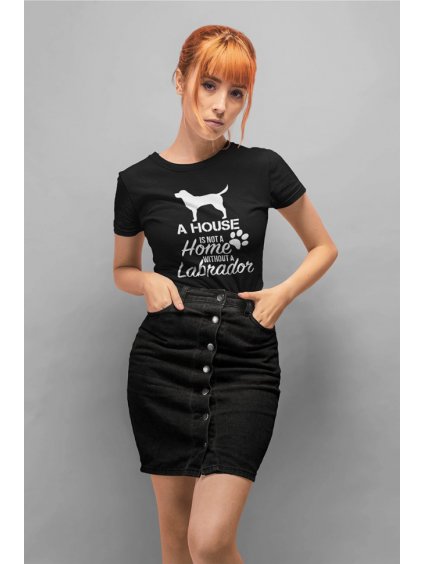 Tričko "Domov" - Labradorský retrívr Dámské VÝPRODEJ