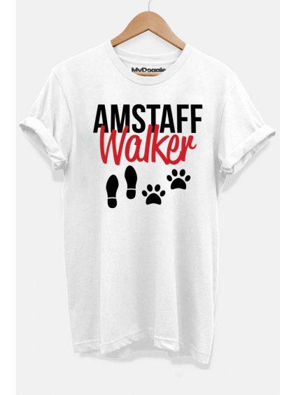 Amstaff walker bílá D