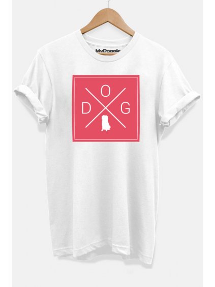 Tričko "Čtverec" - Australský ovčák Dámské