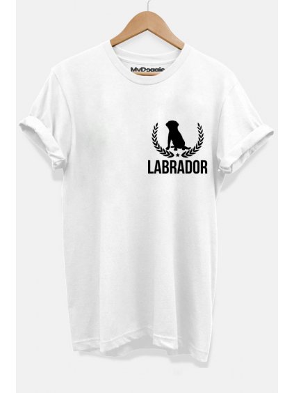 Labrador lístečky bílá P