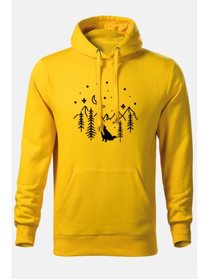 Mikiny Hory on žlutá