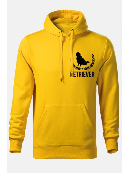 Mikina "Listy" - Zlatý retrívr Pánská