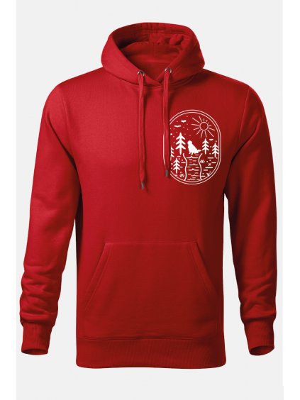 Mikiny Řeka on červená