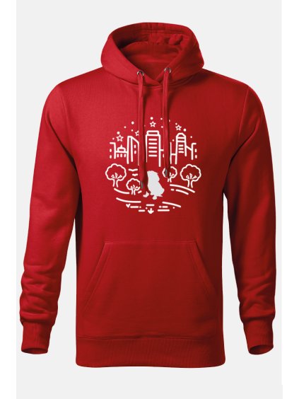 Mikiny Město on červená