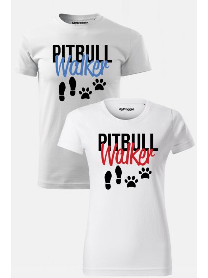 Pitbull par Walker bílá