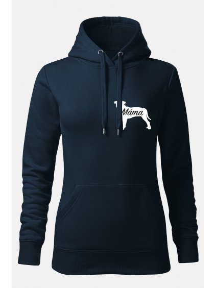 Mikiny Malá máma ona námModrá