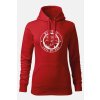 Dámská mikina hory cervena