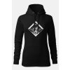 Dámská mikina ohen cerna