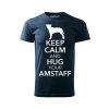 Keep Calm námořní modrá Amstaff