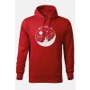 Pánská mikina kopecky cervena