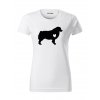 Tričko "Silueta" - Australský ovčák Dámské