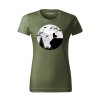 Tričko "Útes" - Francouzský buldoček Dámské