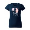 Tričko "Line Art Barevné" - Jack Russell Dámské