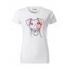 Tričko "Line Art Barevné" - Jack Russell Dámské