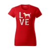 Tričko "Love Plemeno" - Labradorský retrívr Dámské