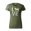 Tričko "Love Plemeno" - Labradorský retrívr Dámské