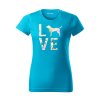 Tričko "Love Plemeno" - Labradorský retrívr Dámské