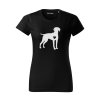 Tričko "Silueta" - Vizsla Dámské