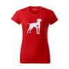 Tričko "Silueta" - Vizsla Dámské