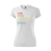 Funkční Tričko "I like Coffee" - Čivava Dámské