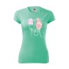 Funkční Tričko "Line Art Barevné" - Jack Russell Dámské