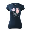 Funkční Tričko "Line Art Barevné" - Jack Russell Dámské