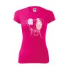 Funkční Tričko "Line Art Barevné" - Jack Russell Dámské